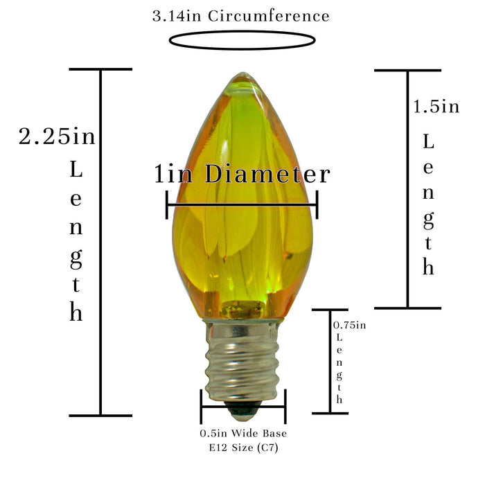 Yellow LED Light Bulbs