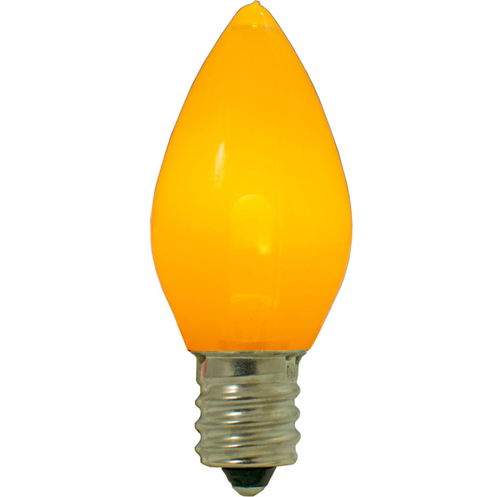 Yellow Solid LED Light Bulbs