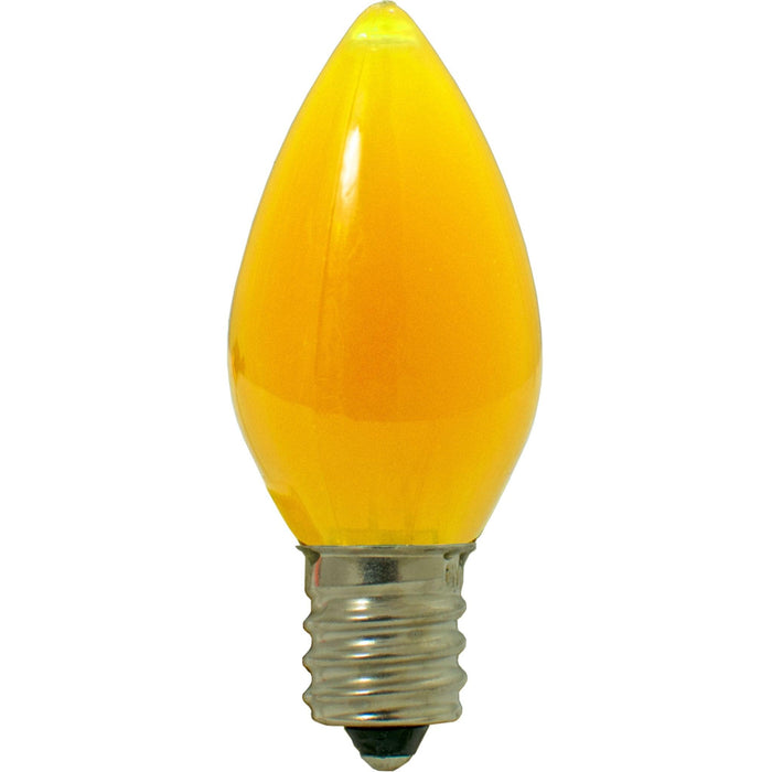 Yellow Solid LED Light Bulbs