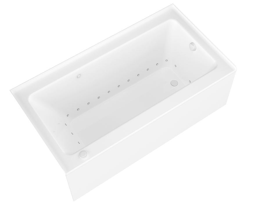 Atlantis Whirlpools Soho 32 x 60 Front Skirted Air Massage Tub with Right Drain