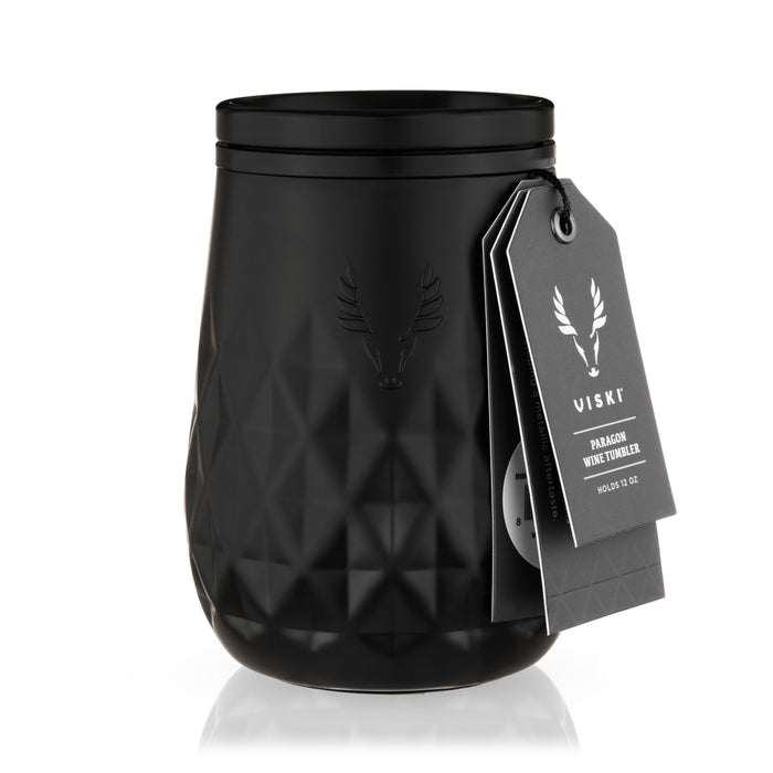 Paragon Stainless Steel Wine Tumbler in Obsidian