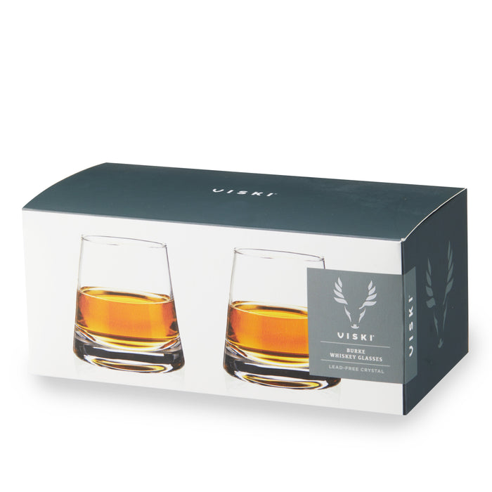 Burke Crystal Whiskey Glasses Set of 2