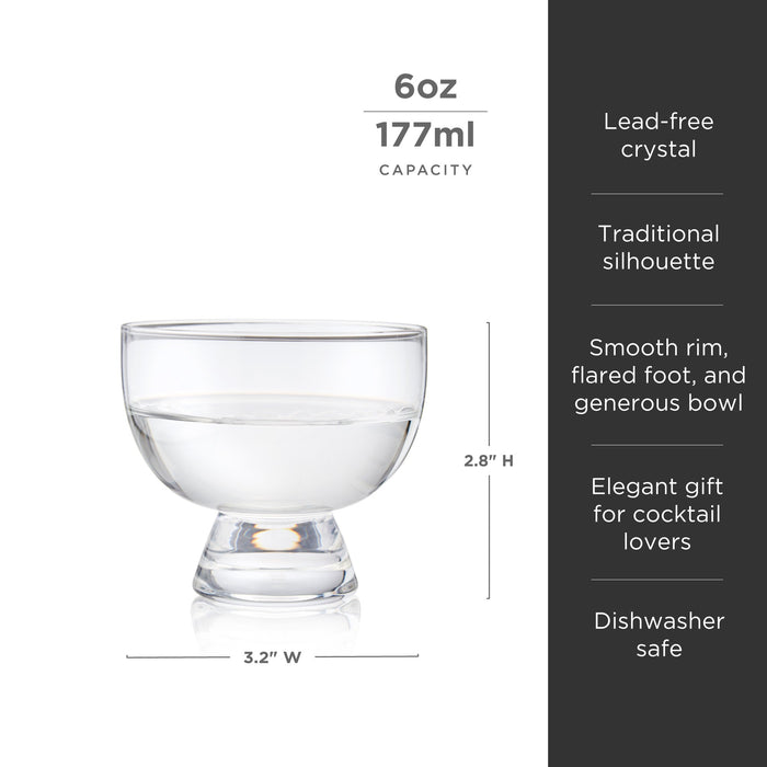 Crystal Mezcal Glasses Set of 2