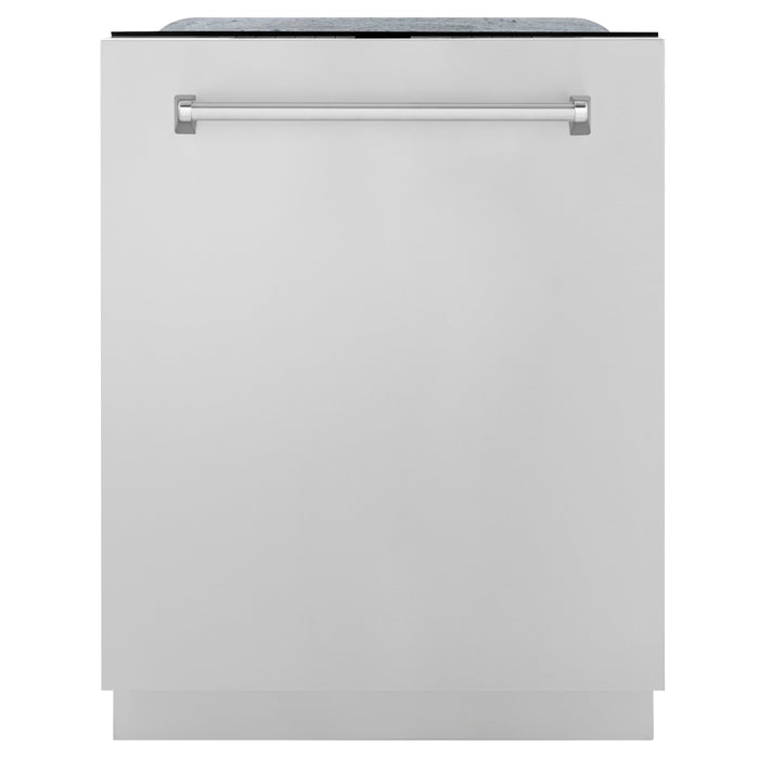 ZLINE Appliance Package - 36" Dual Fuel Range, Range Hood, Microwave Drawer, Top Touch Control Dishwasher, Refrigerator, 5KPR-RARH36-MWDWM