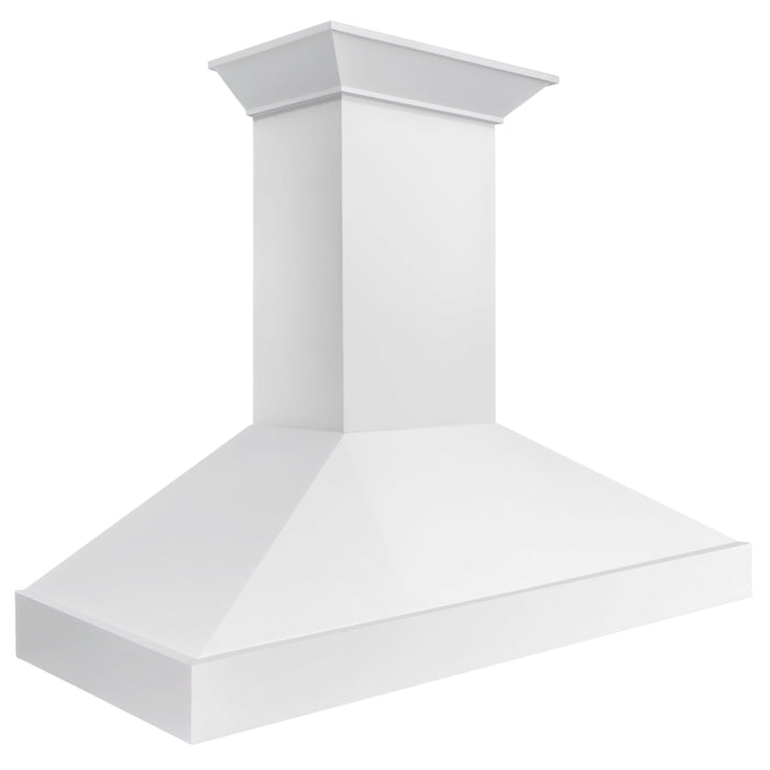 ZLINE 48 in. Wooden Wall Mount Range Hood in Smooth Bright White Finish (KBWW-48)