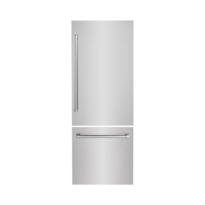 ZLINE 30 in.  Refrigerator Panels in Stainless Steel for a 30 in.  Built-in Refrigerator (RPBIV-304-30)