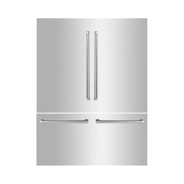 ZLINE 60 in. Refrigerator Panels in Stainless Steel for a 60 in. Built-in Refrigerator (RPBIV-304-60)