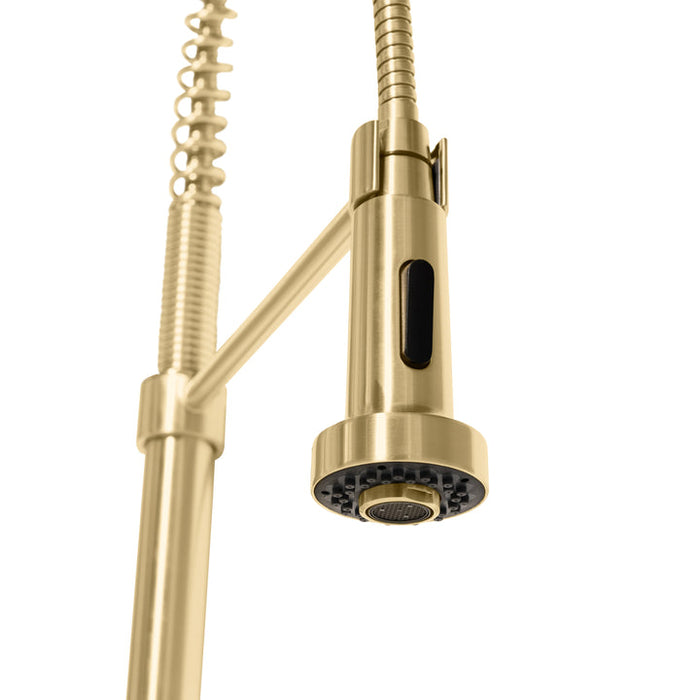 ZLINE Apollo Kitchen Faucet in Champagne Bronze, APL-KF-CB