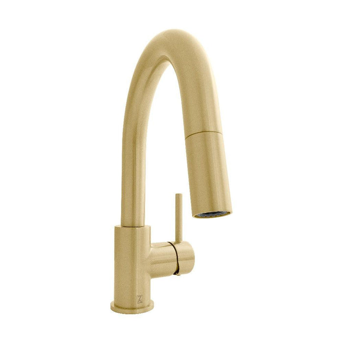 ZLINE Dante Pull Down Single Handle Kitchen Faucet in Champagne Bronze (DNT-KF-CB)