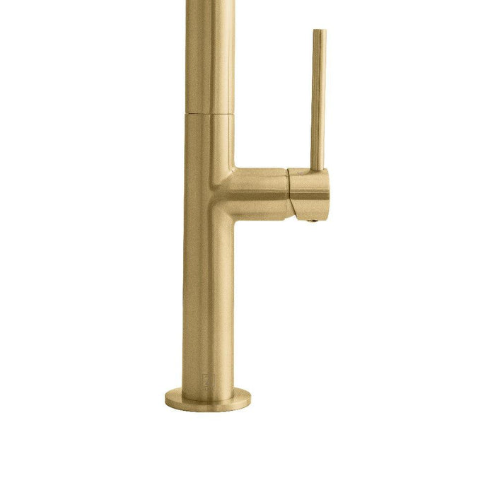 ZLINE Voltaire Pull Down Single Handle Kitchen Faucet in Champagne Bronze (VLT-KF-CB)