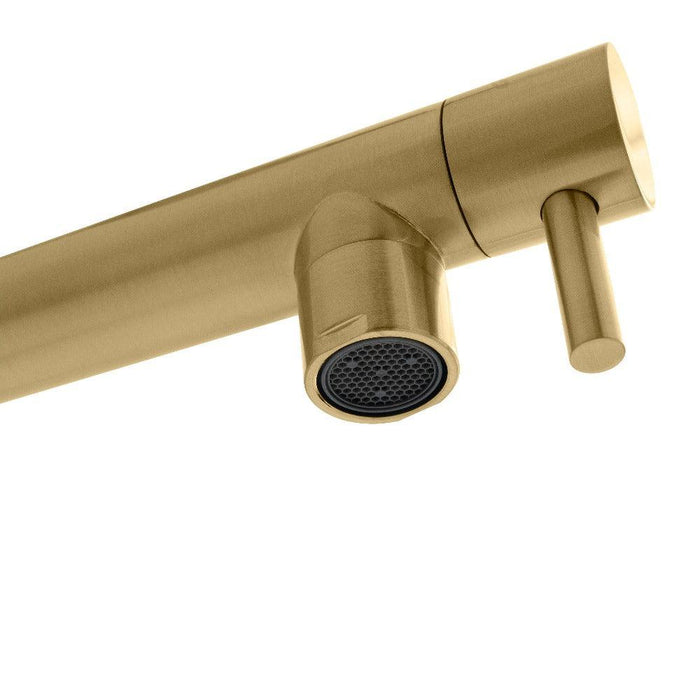 ZLINE Van Gogh Pull Down Spring Kitchen Faucet with Pot Filler in Champagne Bronze (VNG-KF-CB)