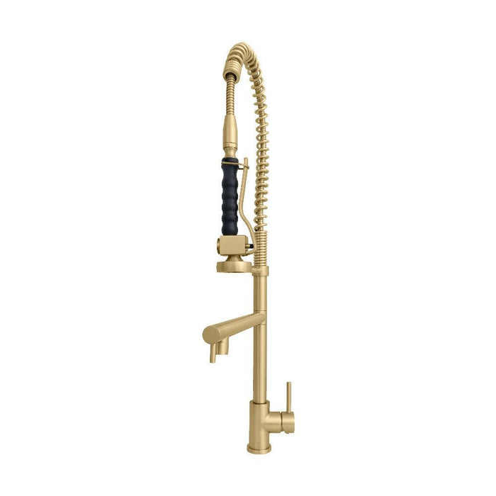 ZLINE Van Gogh Pull Down Spring Kitchen Faucet with Pot Filler in Champagne Bronze (VNG-KF-CB)