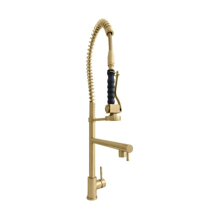 ZLINE Van Gogh Pull Down Spring Kitchen Faucet with Pot Filler in Champagne Bronze (VNG-KF-CB)