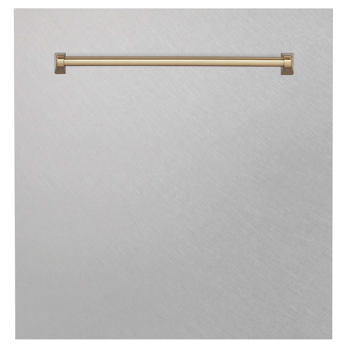 ZLINE Autograph Edition 24 in. Monument Dishwasher Panel with Champagne Bronze Handle in Color Options (DPMTZ-24-CB)