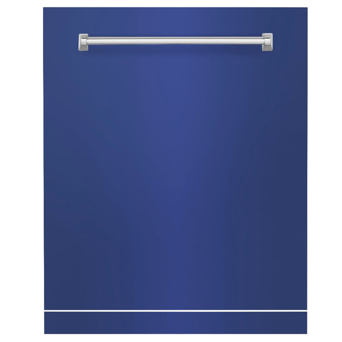 ZLINE 24 in. Monument Dishwasher Panel with Traditional Handle and Color Options (DPMT-24) Blue Matte