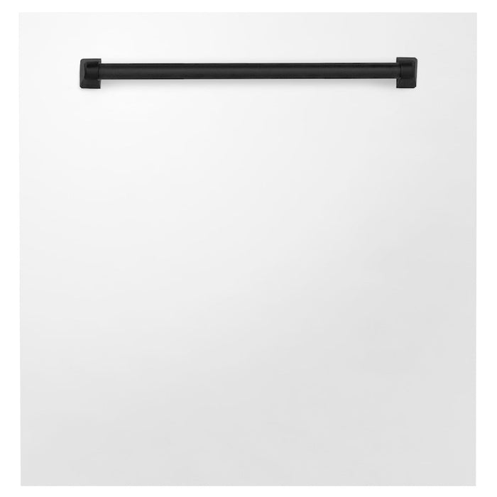 ZLINE Autograph Edition 24 in. Monument Dishwasher Panel with Matte Black Handle (DPMTZ-24-MB)