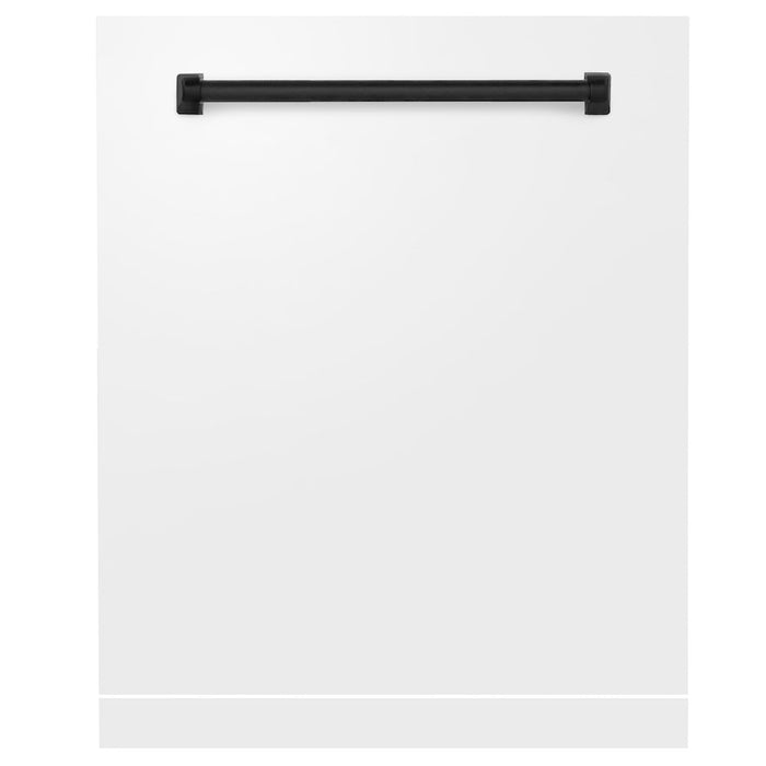 ZLINE Autograph Edition 24 in. Monument Dishwasher Panel with Matte Black Handle (DPMTZ-24-MB)