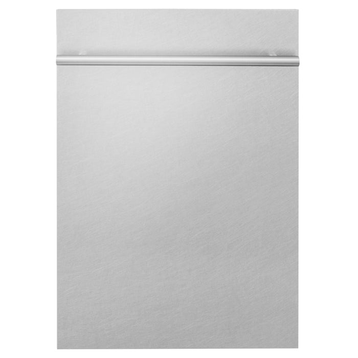 ZLINE 18 in. Top Control Dishwasher in DuraSnow® Stainless Steel with Stainless Steel Tub, DW-SN-18