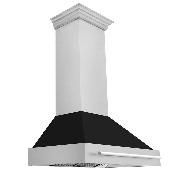 ZLINE 36 in. Fingerprint Resistant Stainless Steel Range Hood (8654SNX-36) Black Matte