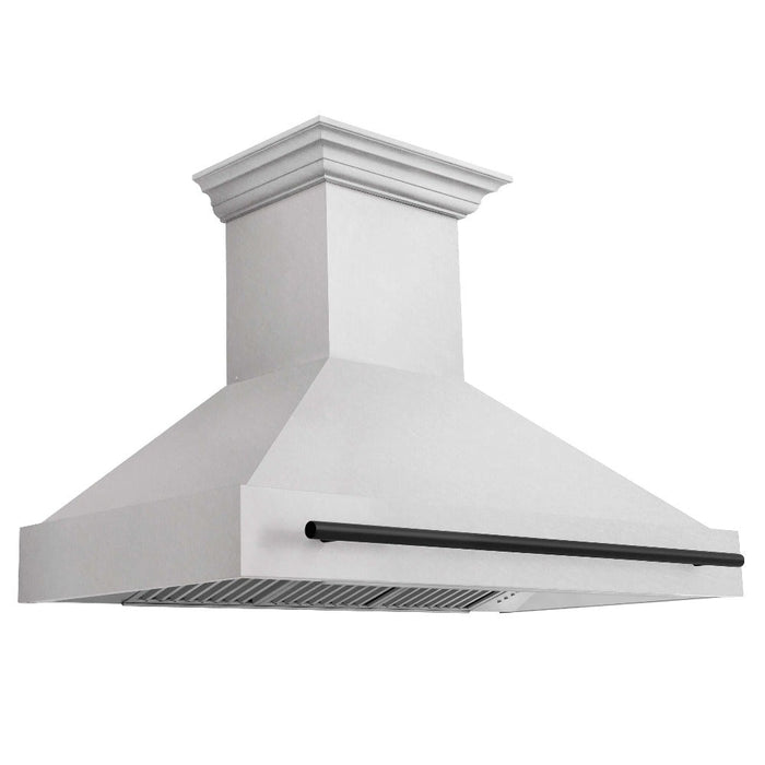 ZLINE Autograph Edition 48 in. Fingerprint Resistant Stainless Steel Range Hood (8654SNZ-48) Matte Black