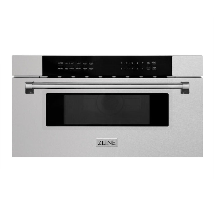 ZLINE 30 in. 1.2 cu. ft. Built-In Microwave Drawer in Fingerprint Resistant Stainless Steel (MWD-30-SS)