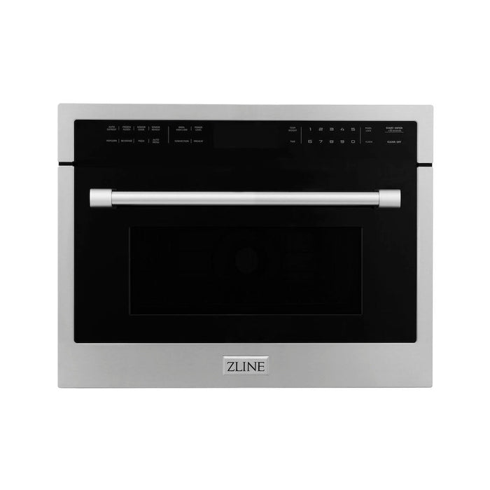 ZLINE 24 in. Stainless Steel Built-in Convection Microwave Oven with Speed and Sensor Cooking (MWO-24)