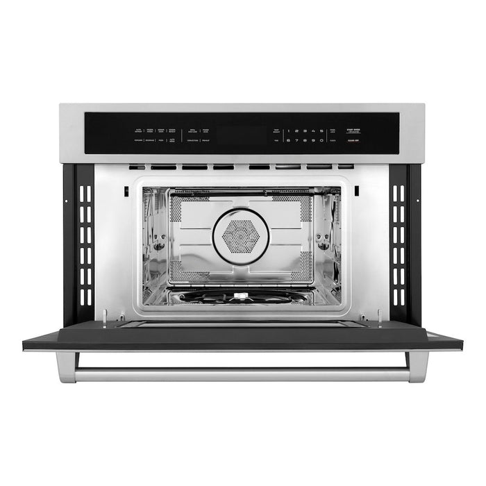 ZLINE 30 in. 1.6 cu ft. Stainless Steel Built-in Convection Microwave Oven (MWO-30)