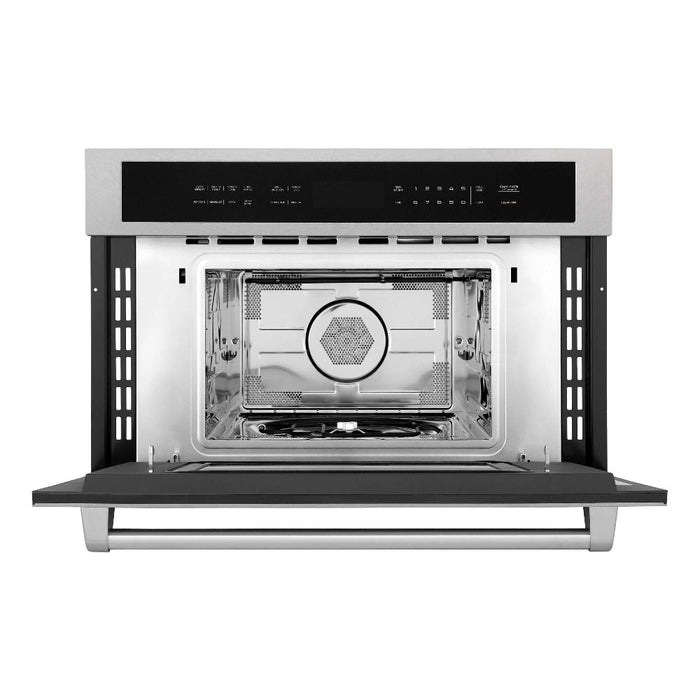 ZLINE 30 in. 1.6 cu ft. Built-in Convection Microwave Oven in Fingerprint Resistant Stainless Steel (MWO-30-SS)