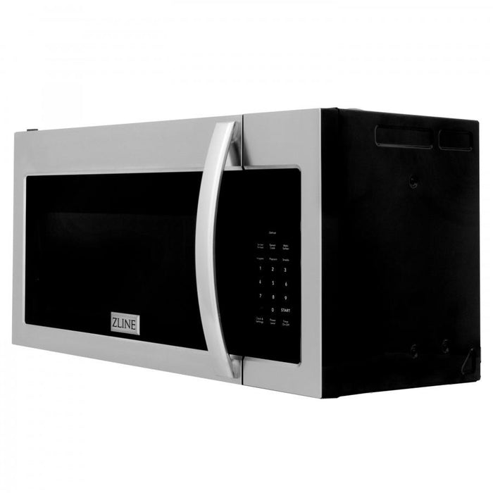 ZLINE 30 in. Kitchen Appliance Package with Stainless Steel Dual Fuel Range, Modern Over The Range Microwave and Dishwasher, 3KP-RAOTR30-DW