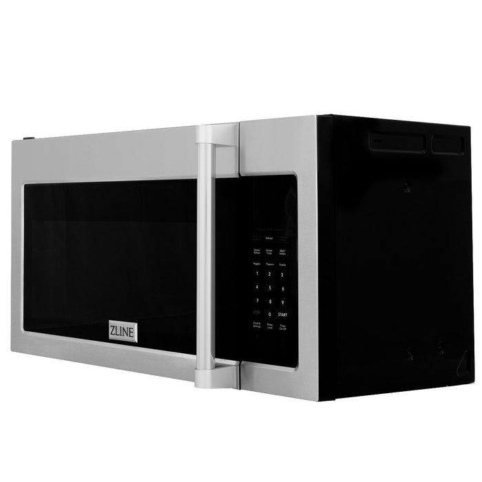 ZLINE Package - 30" Dual Fuel Range, Over The Range Microwave, Dishwasher