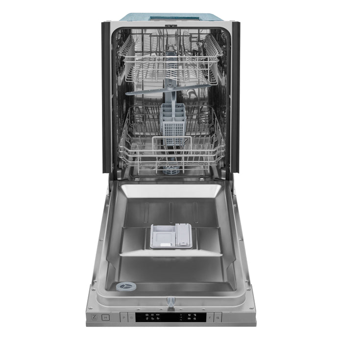 ZLINE 18 in. Top Control Dishwasher in DuraSnow® Stainless Steel with Stainless Steel Tub, DW-SN-18