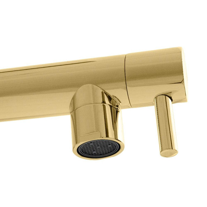 ZLINE Van Gogh Pull Down Spring Kitchen Faucet with Pot Filler in Polished Gold (VNG-KF-PG)