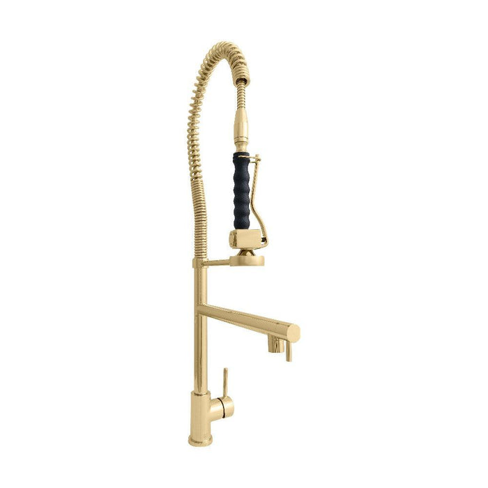 ZLINE Van Gogh Pull Down Spring Kitchen Faucet with Pot Filler in Polished Gold (VNG-KF-PG)