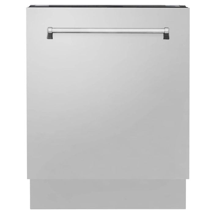 ZLINE Appliance Package - 48" Gas Range, Range Hood Insert, Microwave Oven and Dishwasher, 4KP-SGRRHI48-MODWV