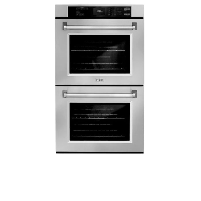 ZLINE 30" Professional Double Wall Oven with Air Fry and Self-Clean in Stainless Steel, WAD-30