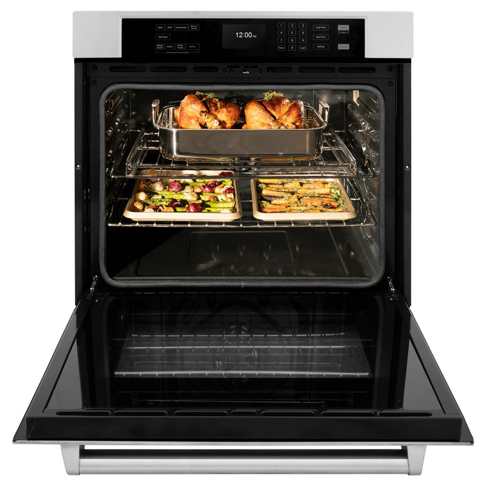 ZLINE 30" Professional Single Wall Oven with Air Fry and Self-Clean in Stainless Steel, WAS-30