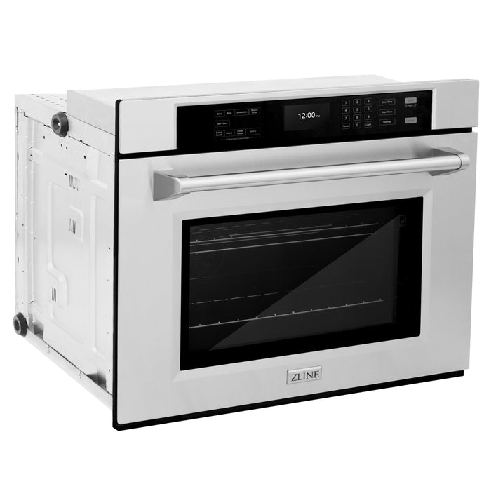 ZLINE 30" Professional Single Wall Oven with Air Fry and Self-Clean in Stainless Steel, WAS-30