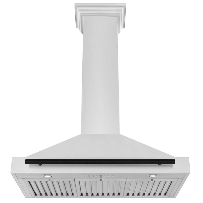 ZLINE Autograph Edition 36 in. Convertible Stainless Steel Range Hood with Stainless Steel Shell and Accents (KB4STZ-36)