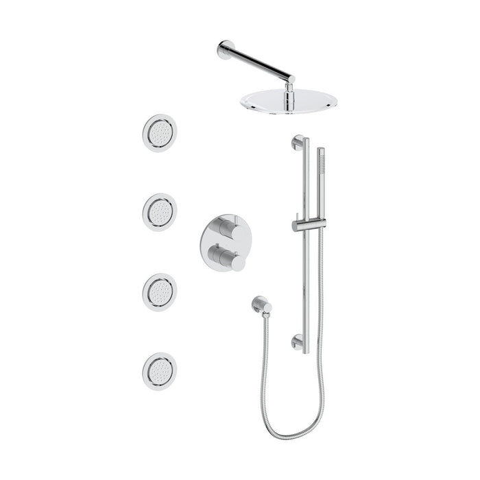 ZLINE Emerald Bay Thermostatic Shower System with Body Jets (EMBY-SHS-T3)