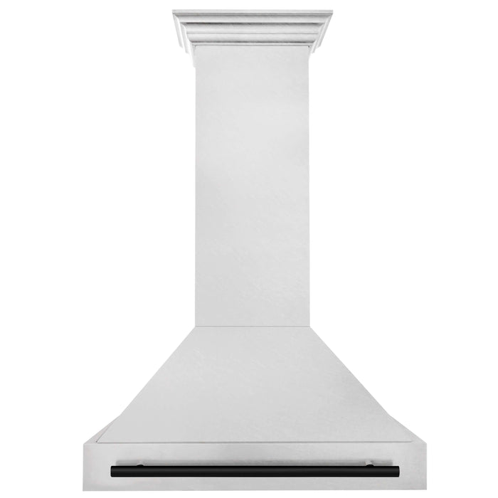 ZLINE Autograph Edition 36 in. Fingerprint Resistant Stainless Steel Range Hood with Accent Handle (8654SNZ-36)