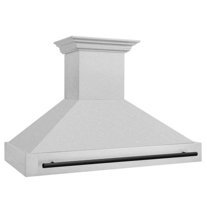 ZLINE Autograph Edition 48 in. Fingerprint Resistant Stainless Steel Range Hood with Accent Handle (8654SNZ-48)