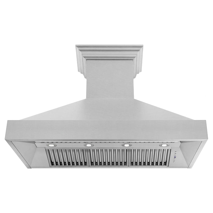 ZLINE 48 in. DuraSnow® Stainless Steel Range Hood with DuraSnow® Shell, 8654SN-48