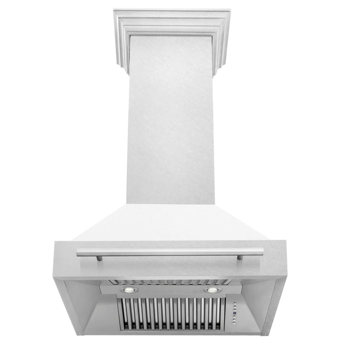 ZLINE 30 in. Fingerprint Resistant Stainless Steel Range Hood with Color Shell Options (8654SNX-30)