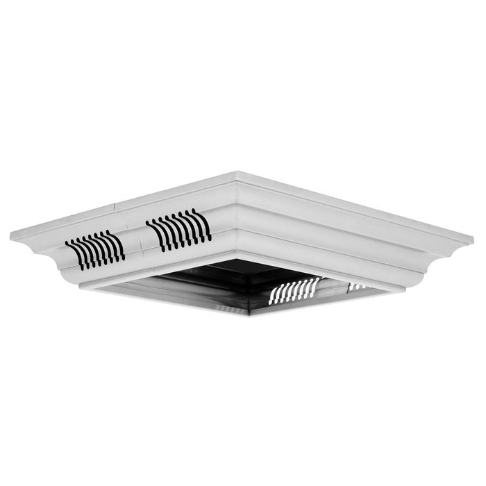 ZLINE Crown Molding in Stainless Steel with Built-in Bluetooth Speakers (CM6-BT-GL9i)