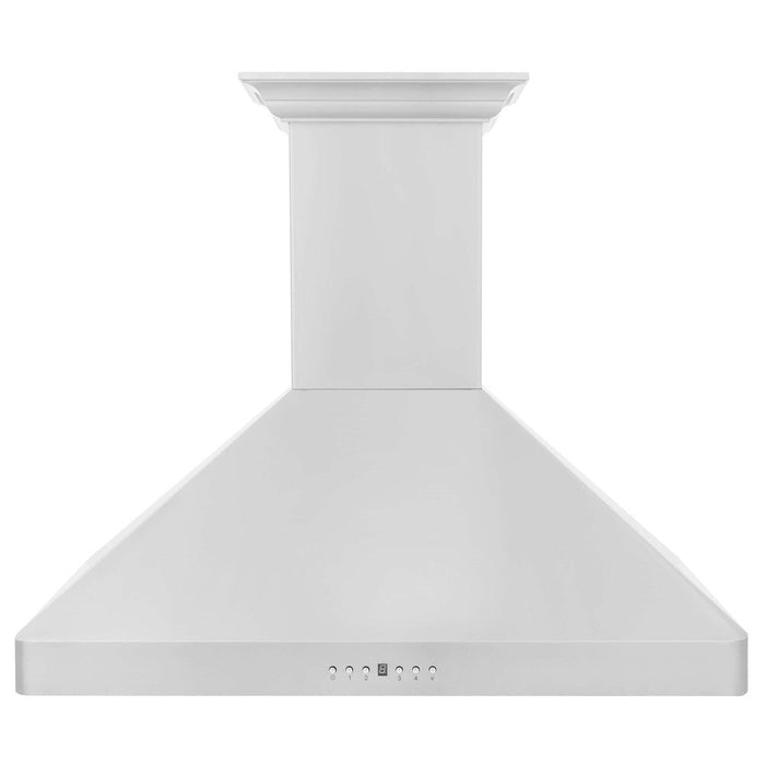 ZLINE 30 in. Wall Mount Range Hood in Stainless Steel with Built-in ZLINE CrownSound Bluetooth Speakers (KF2CRN-BT)