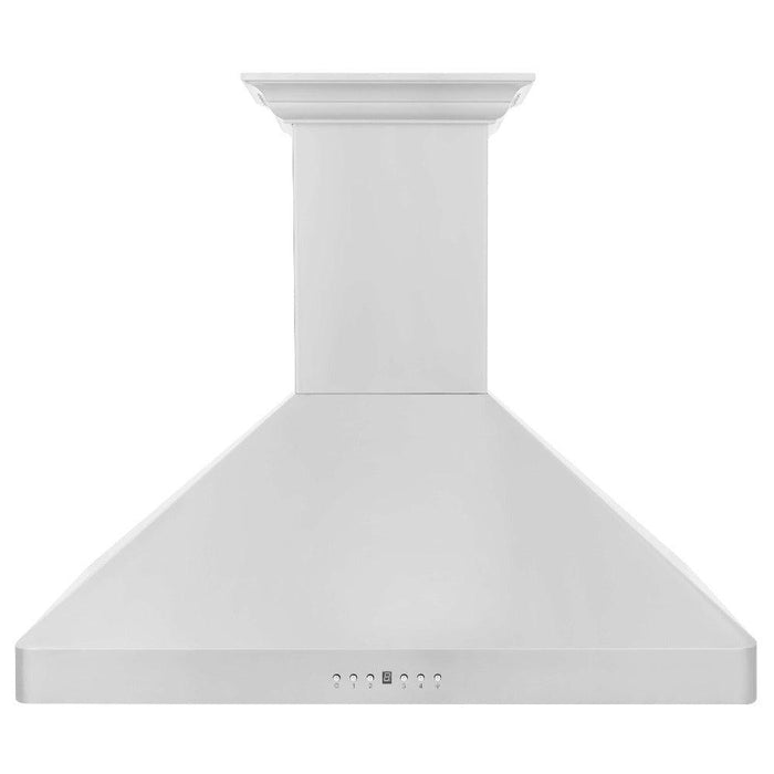 ZLINE Wall Mount Range Hood in Stainless Steel with Built-in CrownSound Bluetooth Speakers (KF2CRN-BT)