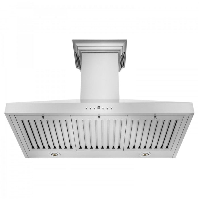 ZLINE 30 in. Stainless Steel Wall Range Hood with Built-in CrownSound® Bluetooth Speakers, KL3CRN-BT-30