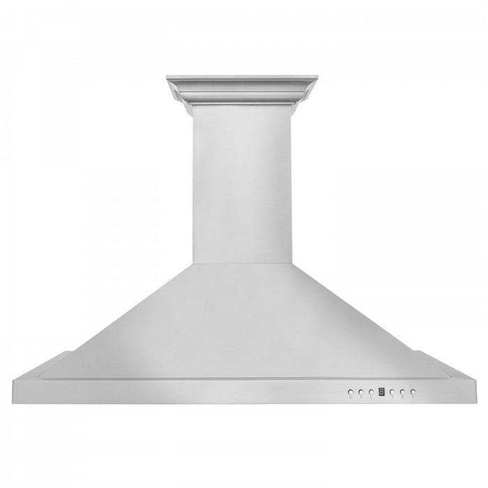 ZLINE 48 in. Stainless Steel Wall Range Hood with Built-in CrownSound® Bluetooth Speakers, KL2CRN-BT-48