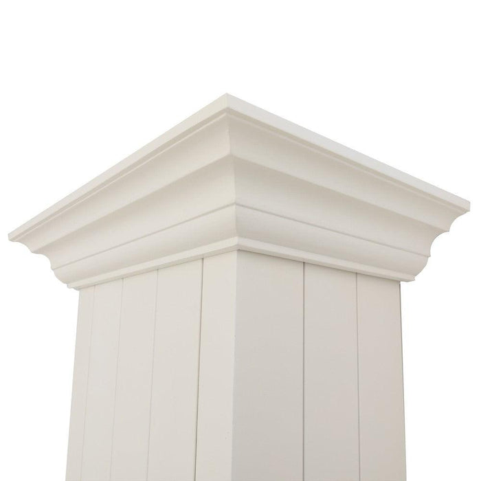 ZLINE Wooden Wall Mount Range Hood in Cottage White - Includes Motor (KPTT)