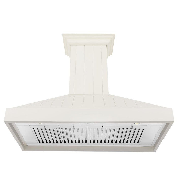 ZLINE Wooden Wall Mount Range Hood in Cottage White (KPTT)